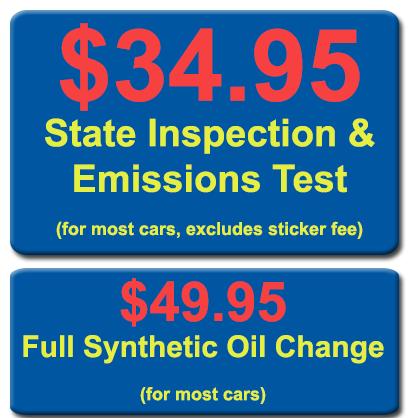 oilchanges and inspection